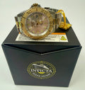 29950 Mens Pro Diver Abbysor 43mm Silver Dial Gold Bezel Two Tone Watch
