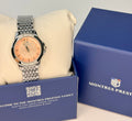00218 Montres Prestige X Invicta Pink Dial Crystal 27mm Stainless Steel Watch