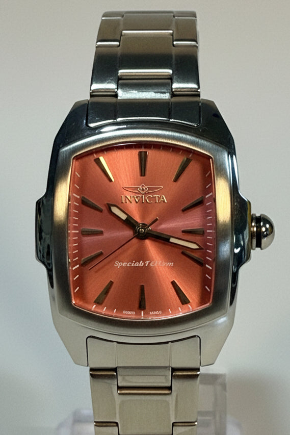 Invicta Lupah Lady 29mm Stainless Steel Pink Dial Japanese Quartz Watch 24113