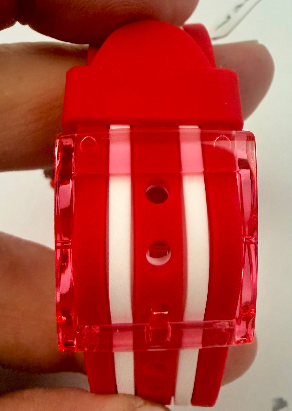 69450 Invicta Subaqua Noma 44mm Red White Dial Silicone Stainless Watch