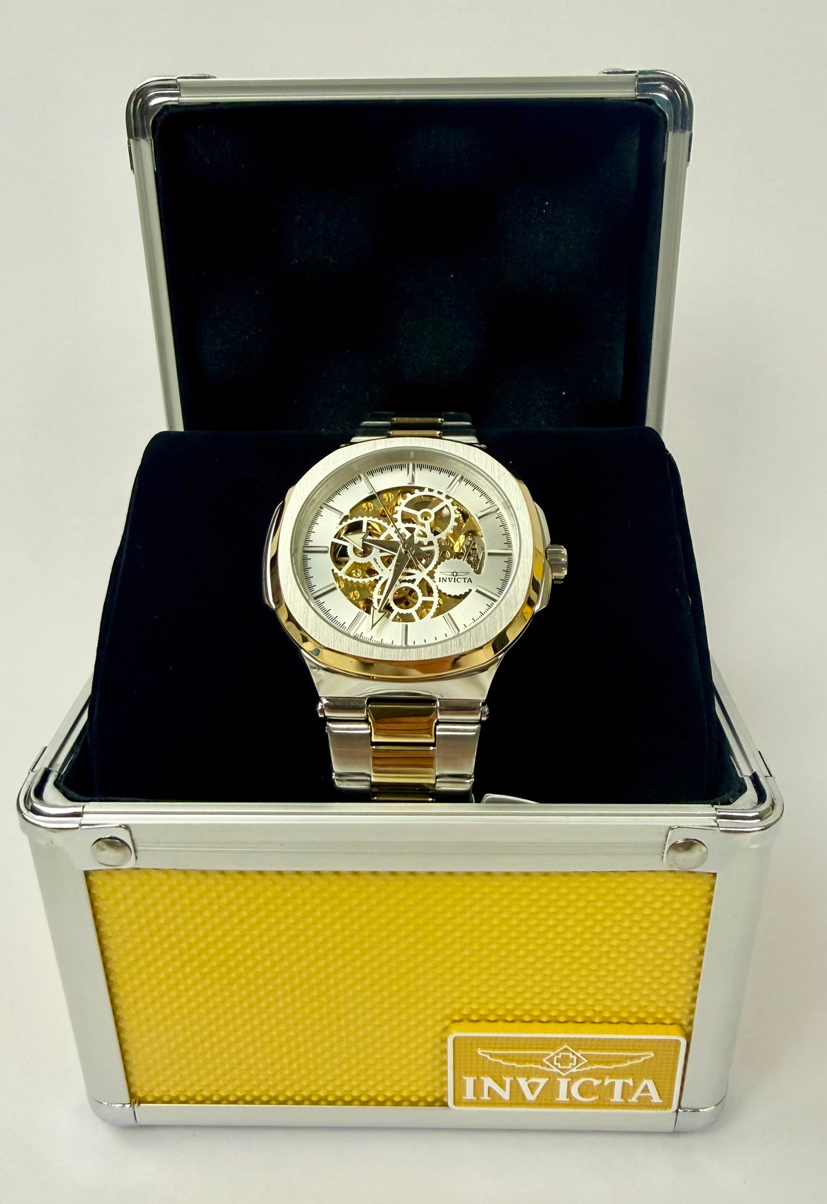 70003 Invicta Objet D Art Cadrivex Automatic Mens Skeleton Dial Watch 44mm