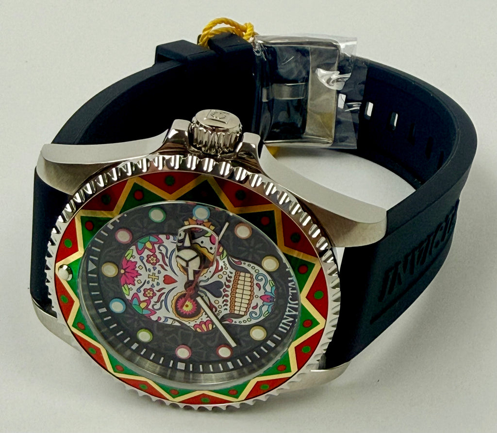 50515 Invicta Mens Pro Diver Eternal Fiesta Black Dial Stainless Steel 43mm