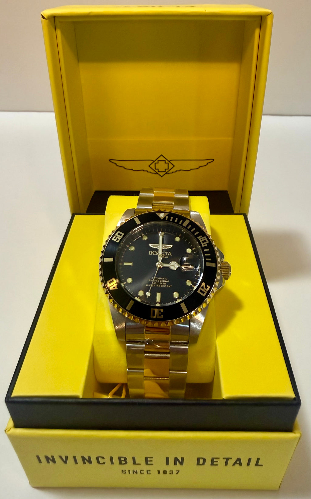 Invicta Pro Diver Harbornova Automatic Men's Watch - 44mm, Gold, Steel (36973)