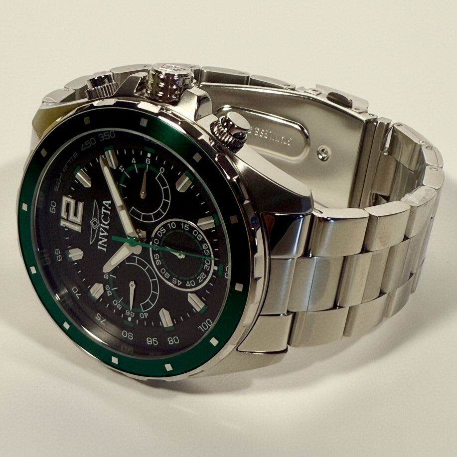 49363 Invicta Speedway Gearshift 44mm Stainless Steel Case Black Dial Mens Watch