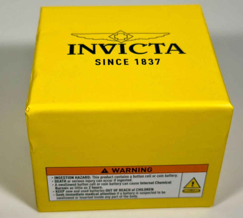 69491 Invicta Mens Speedway Rim Black Case Red Polyurethane Strap 42mm 30m Watch box