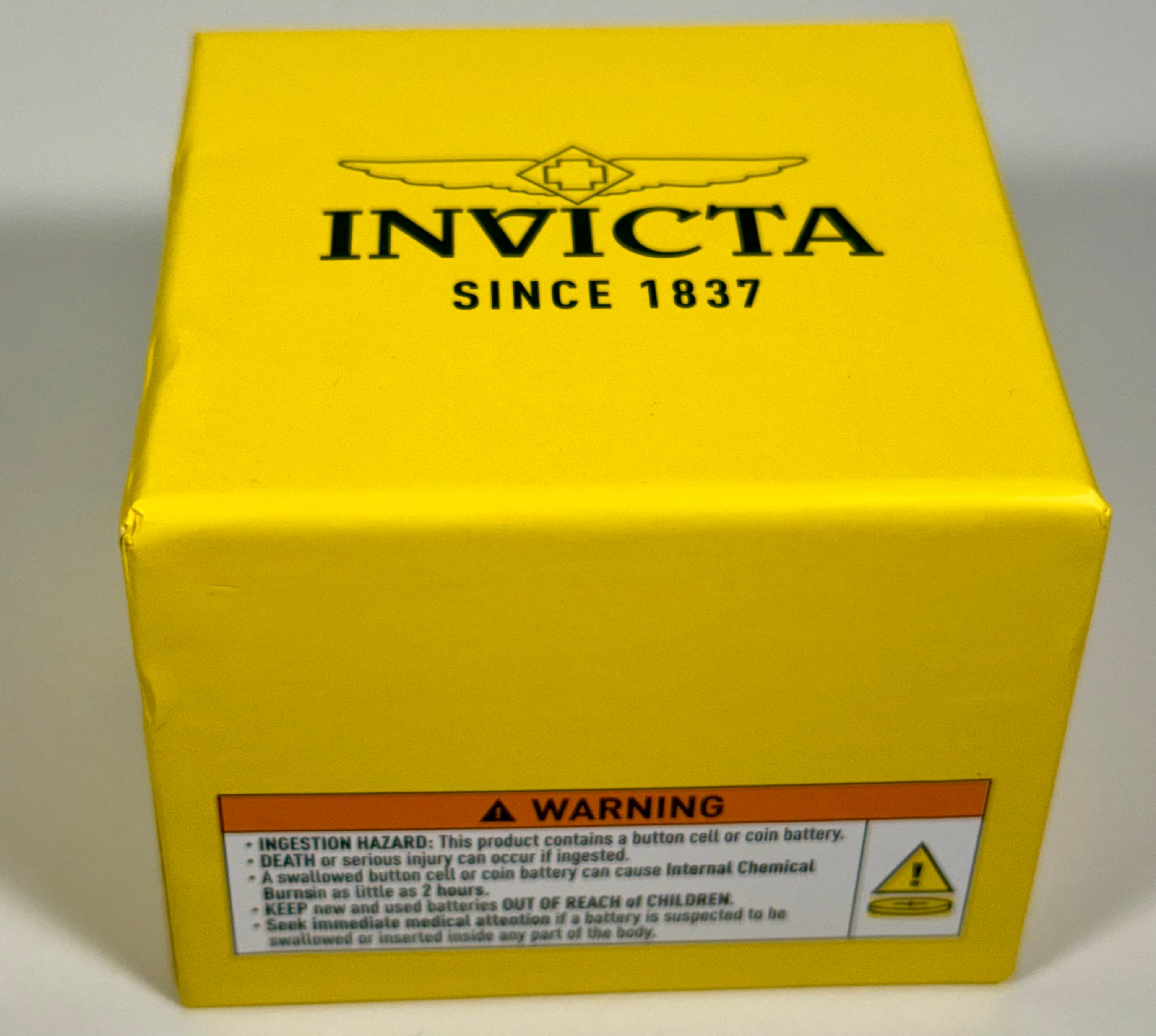 69491 Invicta Mens Speedway Rim Black Case Red Polyurethane Strap 42mm 30m Watch box