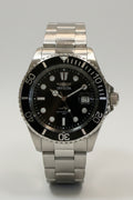 nvicta Pro Diver 42mm Black Dial Bezel Stainless Steel Mens Quartz Watch 50824
