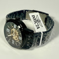 69507 Invicta Mens Objet D Art Artifice Automatic Skeleton Dial Stainless Steel lying flat