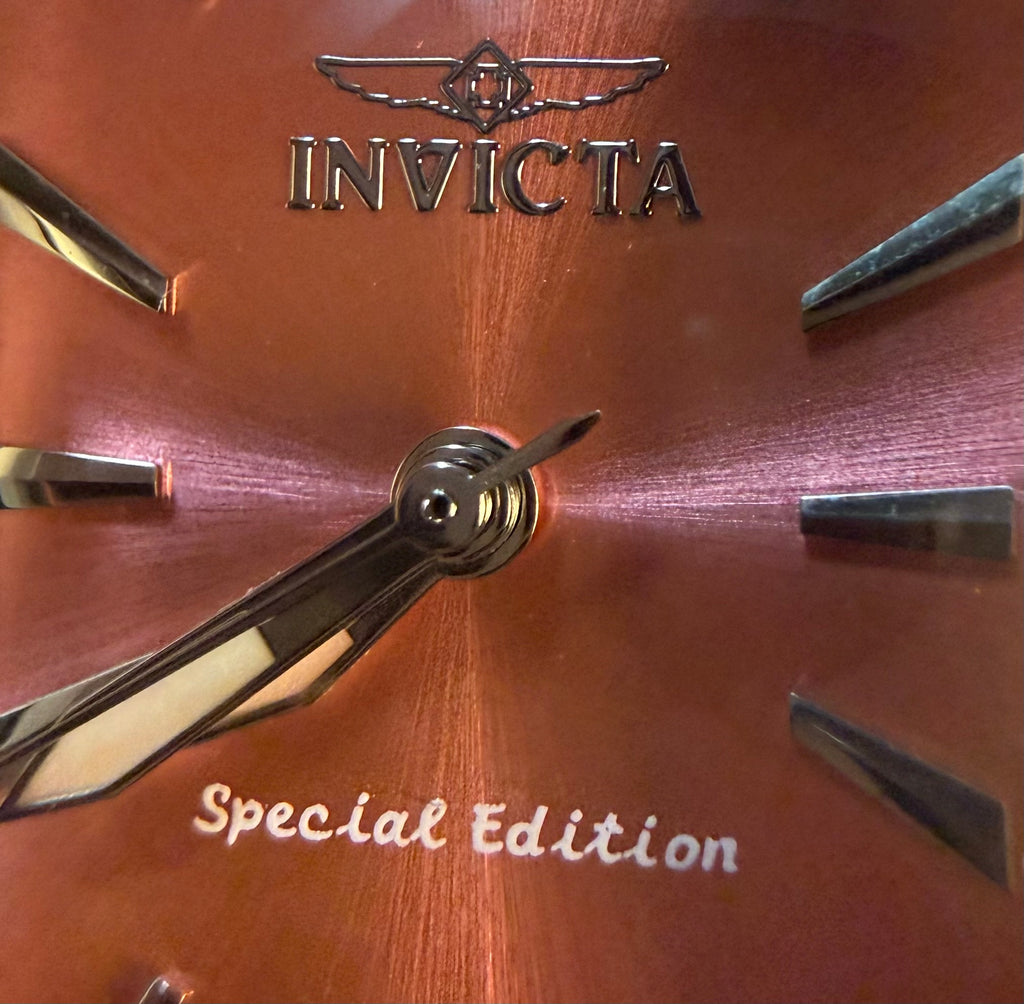 Invicta Lupah Lady 29mm Stainless Steel Pink Dial Japanese Quartz Watch 24113