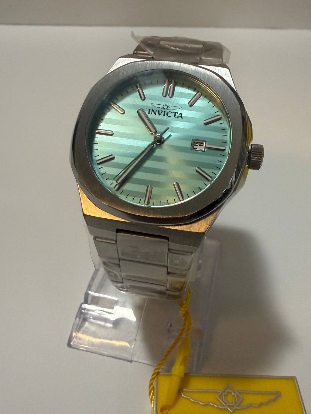 Invicta Speedway Vantage Men's Watch - 43mm. Steeland silver case on a white background