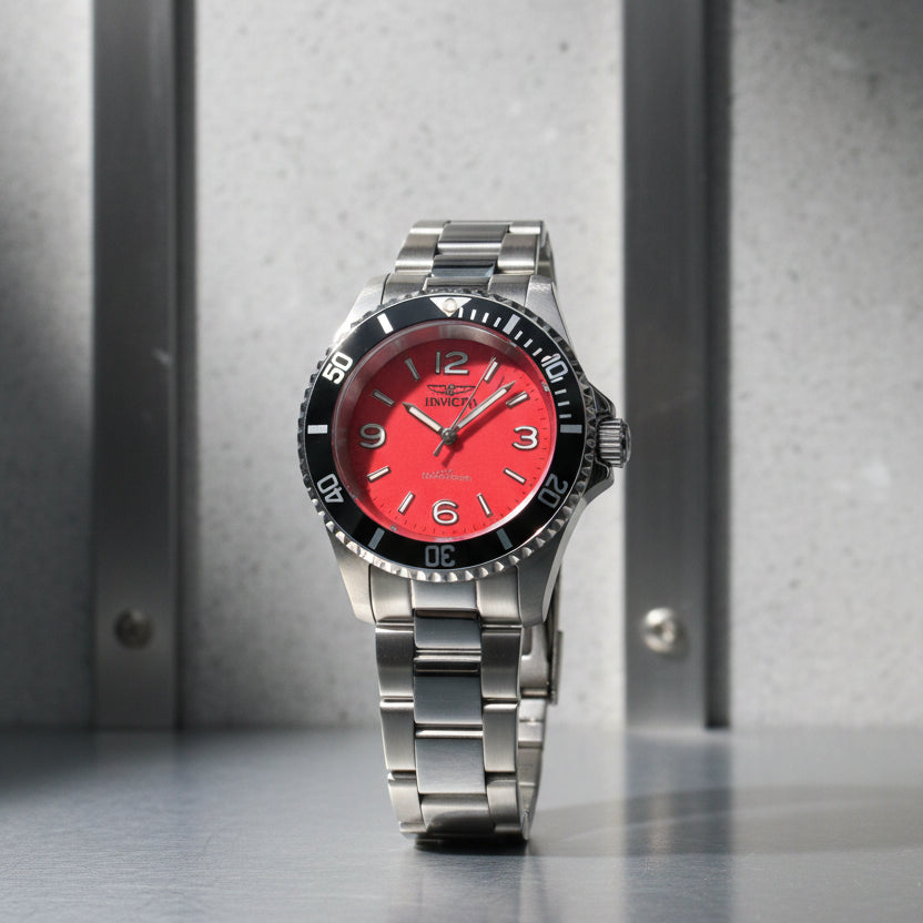 Invicta Specialty 49350 Men's Watch 40mm Steel Case Rowan Red Dial New