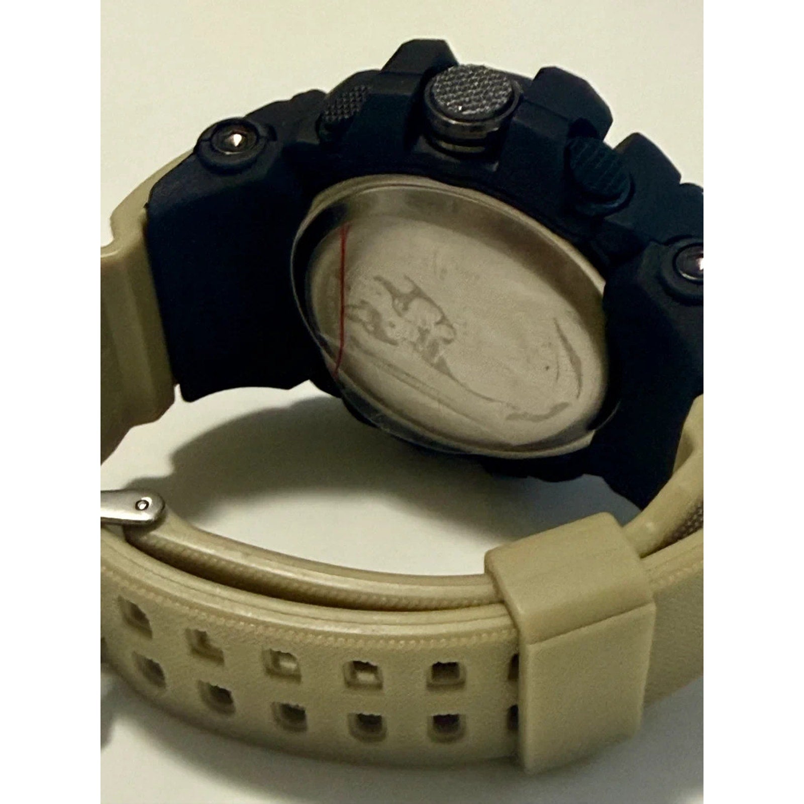 Activa Strike X By Invicta ACW8020-002 Digital 56mm Desert Storm Beige Mens Watch
