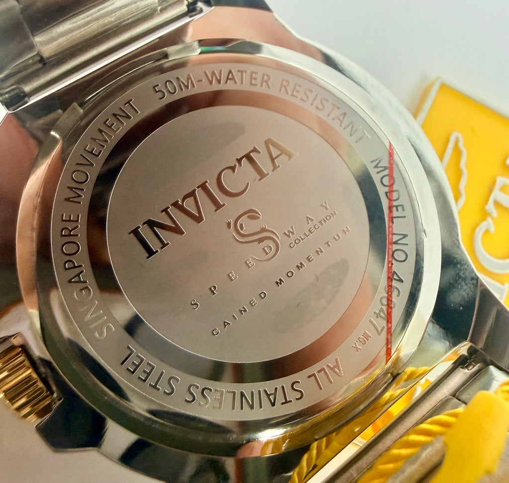 46847 Invicta Speedway Multifunction Mens 42mm Two Tone Green Dial Watch