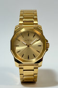 Invicta Speedway 46840 Gold Dial Gold Plated Steel 42mm Quartz Men's Watchon a white background