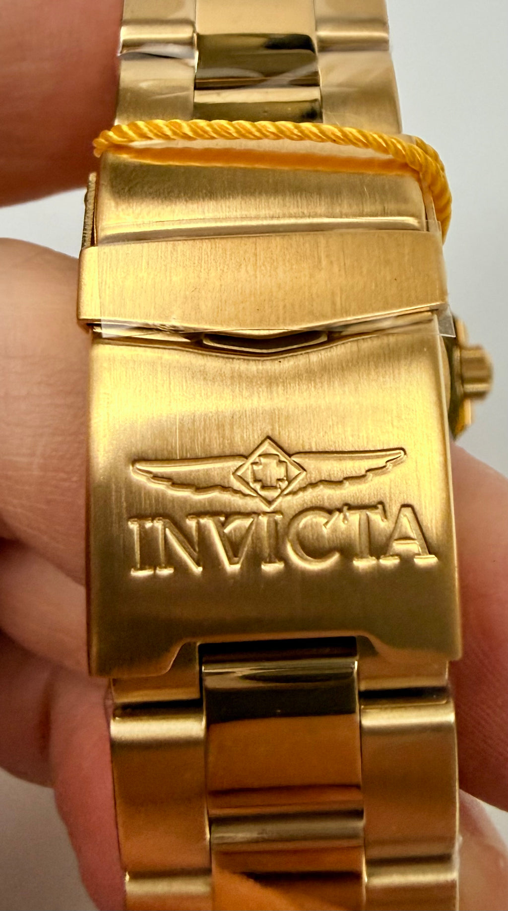 08930OBXL Invicta Mens Pro Diver Bathyos Automatic Gold Case Blue Bezel Black Dial