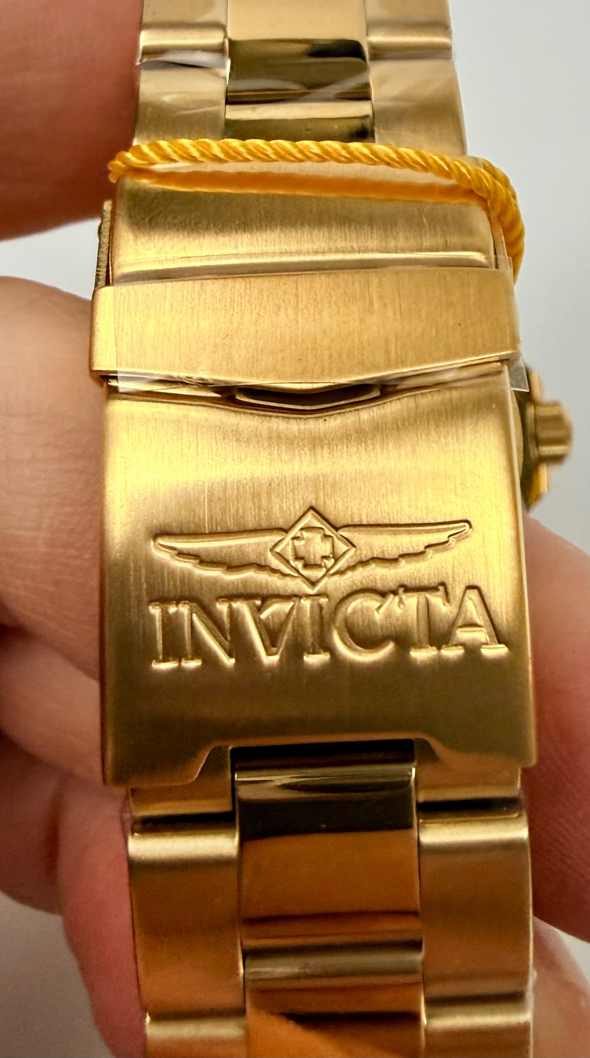 08930OBXL Invicta Mens Pro Diver Bathyos Automatic Gold Case Blue Bezel Black Dial