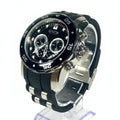 6977 Invicta Mens Pro Diver Scuba Black Dial Stainless Steel Poly Strap Watch