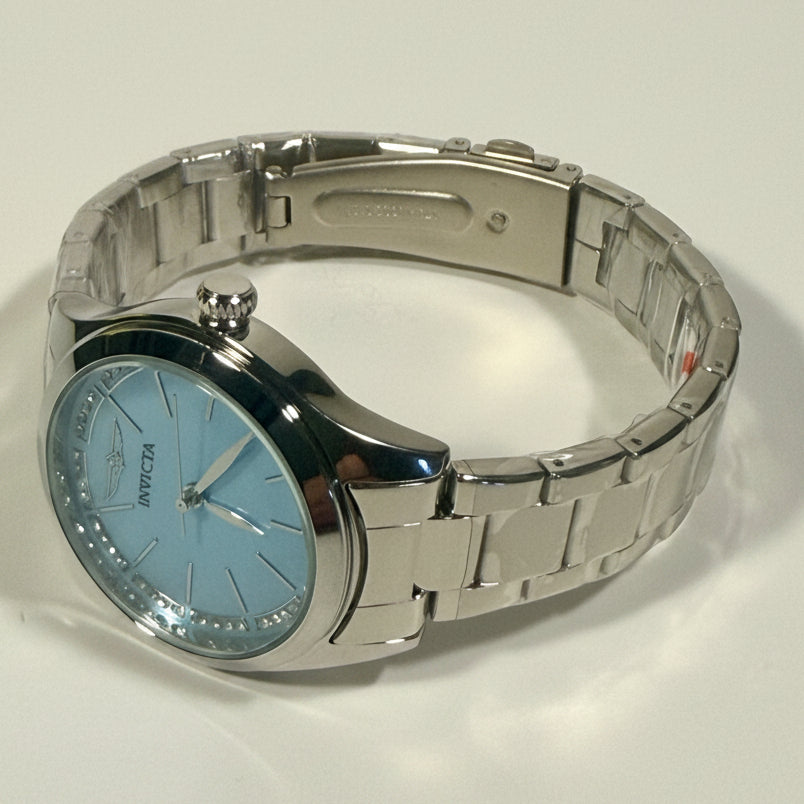 70416 Invicta Celestial Ladies Watch 33mm Stainless Steel Silver Dial Bracelet