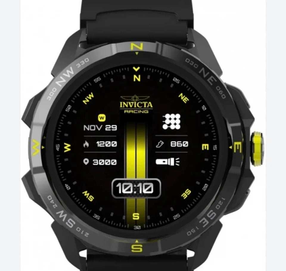 Invicta ITECH-011 Racing Special Edition Smart watch Black 54mm Silicone Watch