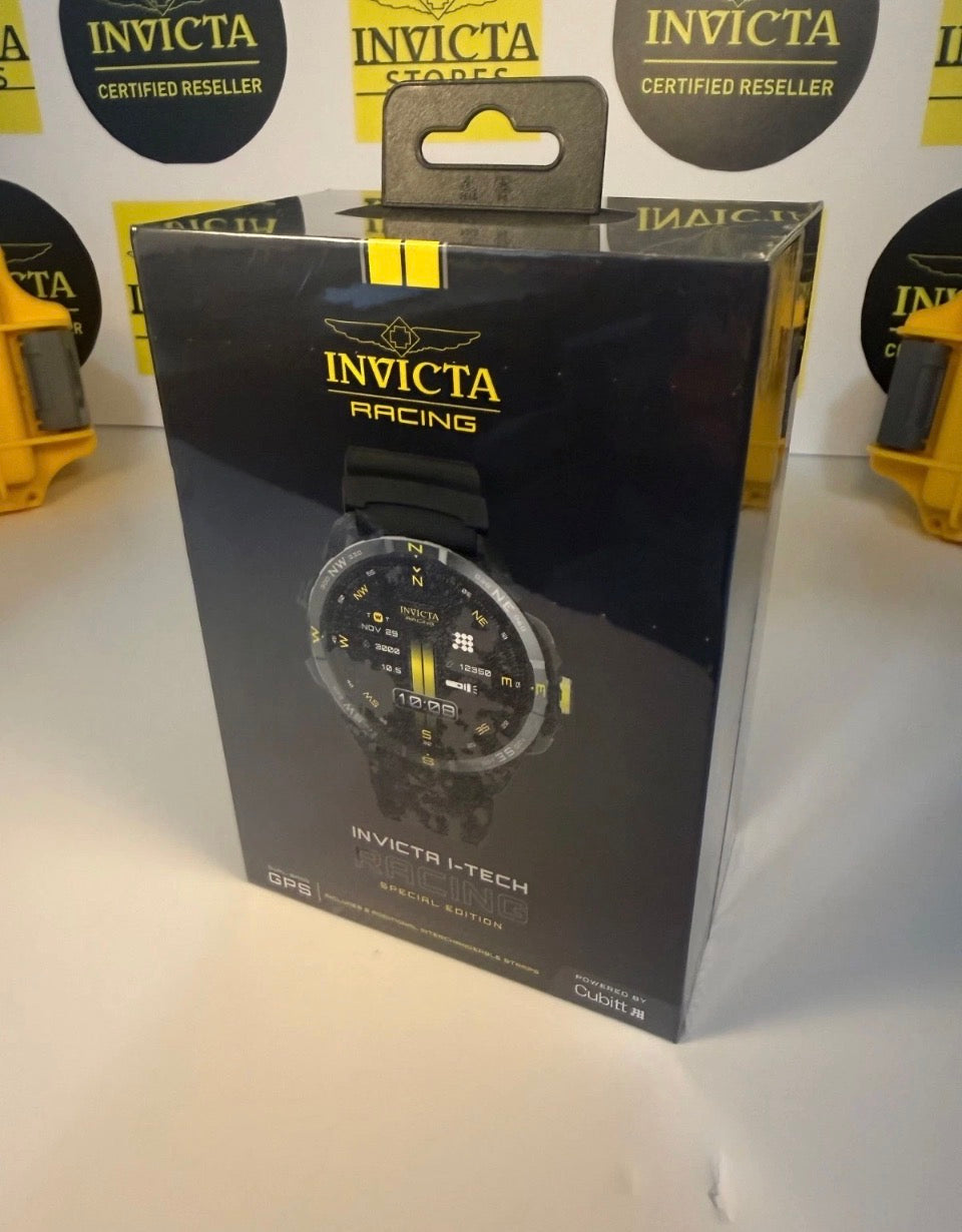 Invicta ITECH-011 Racing Special Edition Smart watch Black 54mm Silicone Watch