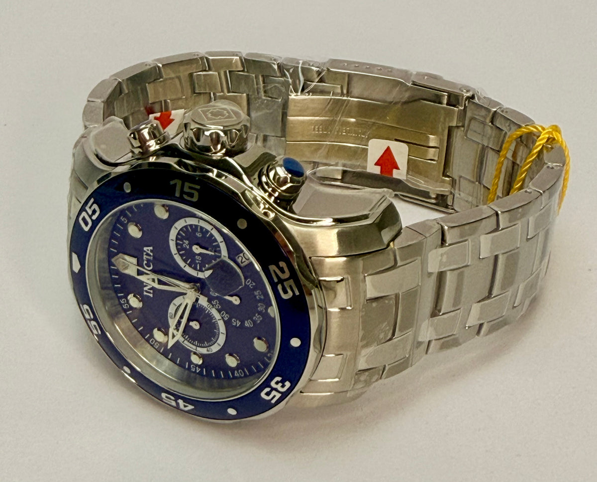 0070 Invicta Mens Pro Diver Scuba Steel 48mm Chronograph 100M Watch