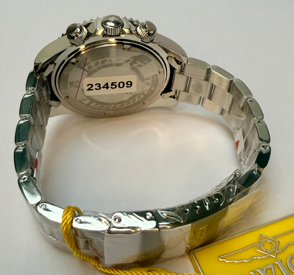 49213 Invicta Grand Diver Stenoz Chronograph 47mm Stainless Light Blue Dial 200M