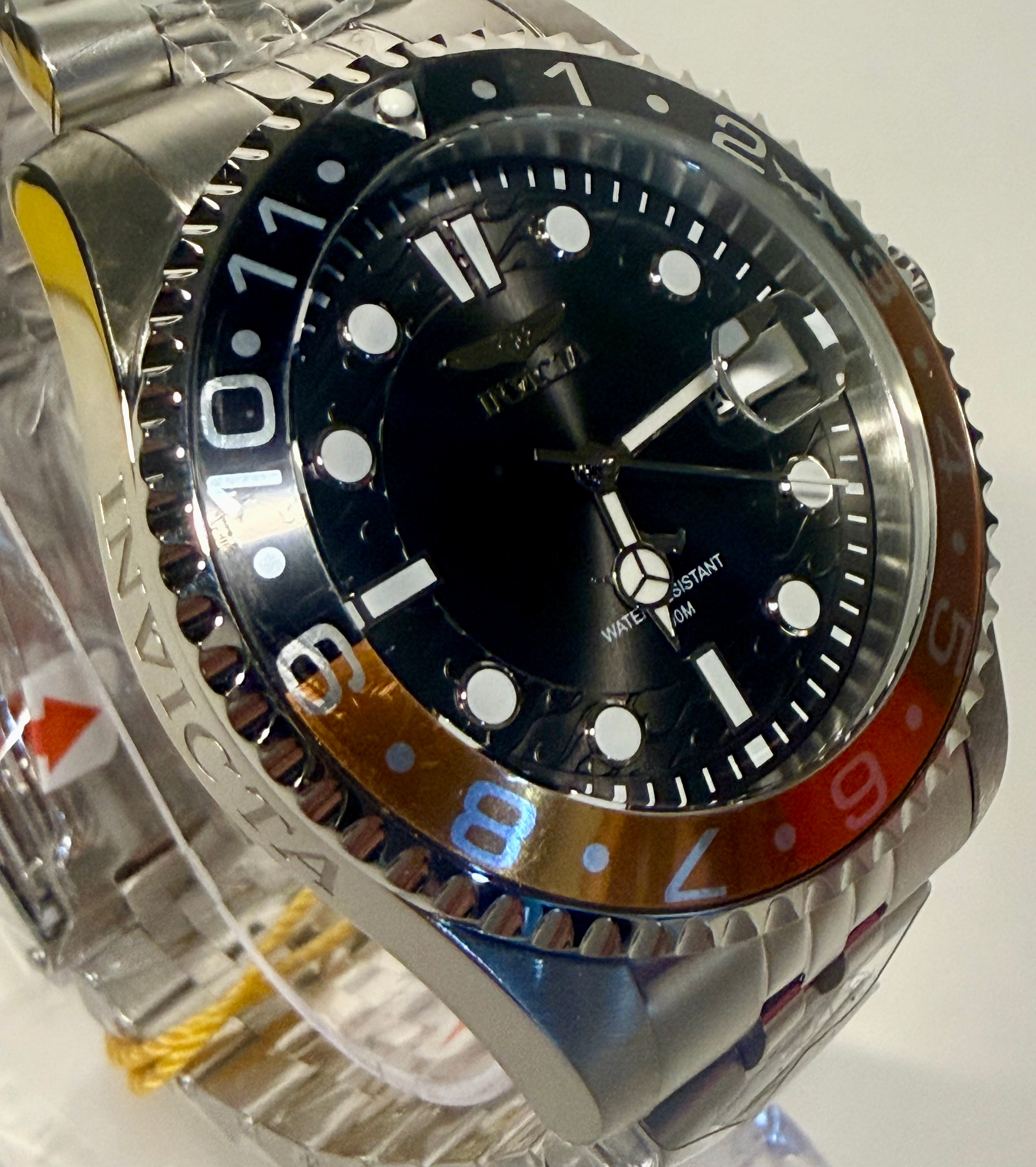 30621 Invicta Mens Pro Diver Charcoal Dial Stainless Steel 43mm Watch 100m PC32 other side