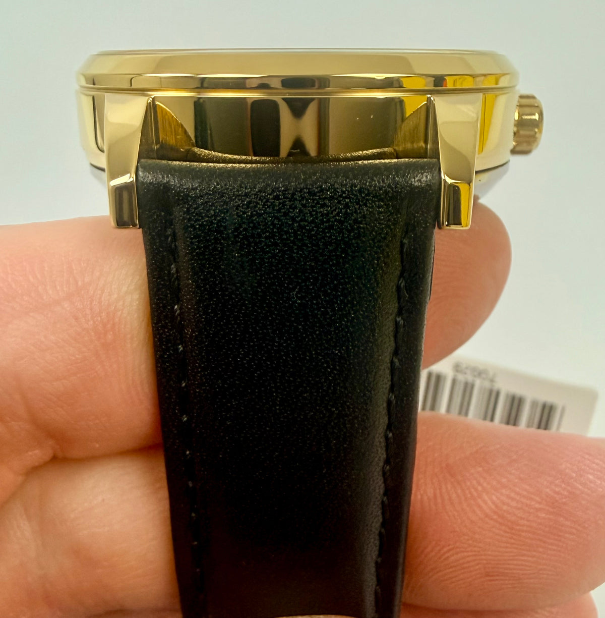 70029 Invicta Objet D'Art Automatic 44mm Gold Dial Black Leather Watch