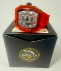 48720 Invicta Racing Cyclone Mens Watch Silicone Strap Red Dial ABS Case