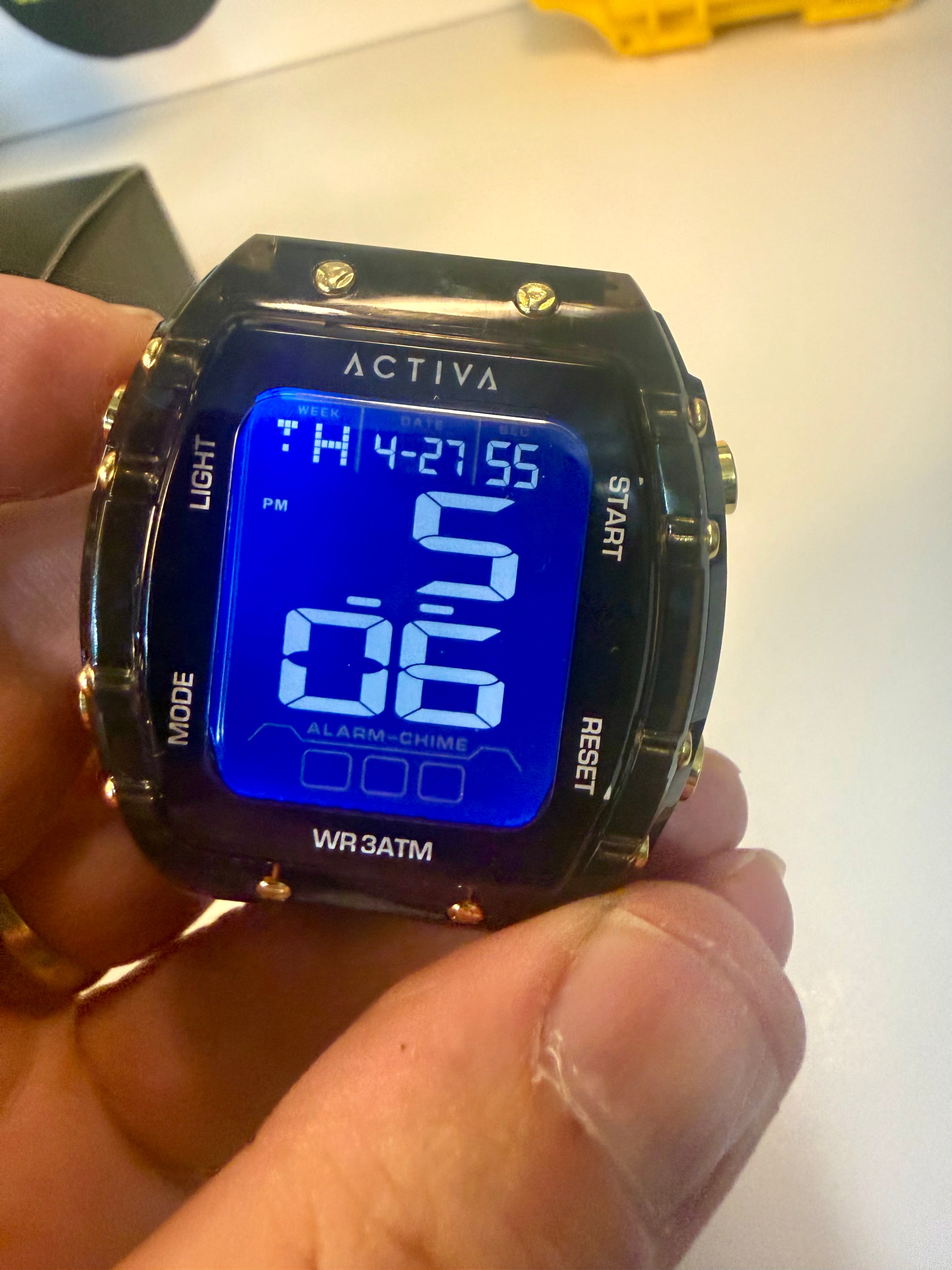 Activa X Ranger Bundle with blue screen held by a hand, brand 'Activa' visible