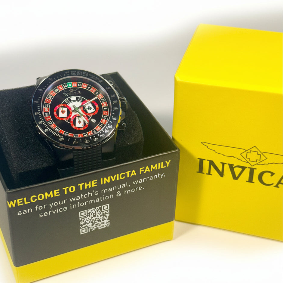 Invicta Aviator Monte Carlo Men's Watch - 50mm. Black (49849)