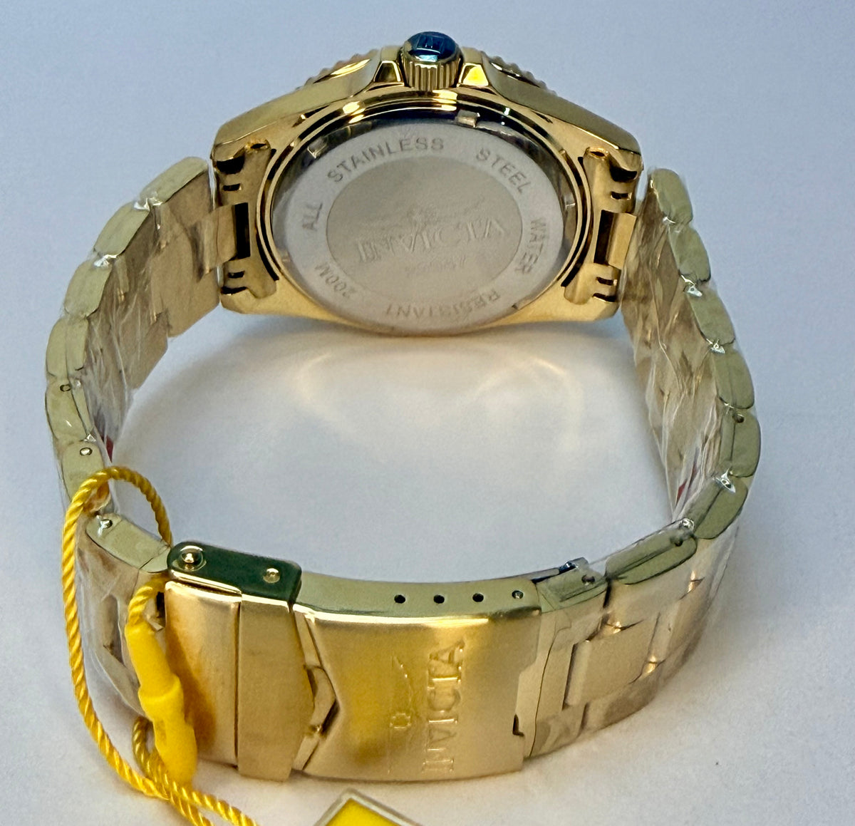 29947 Invicta Men's Pro Diver 43mm Gold Dial Stainless Steel Watch 200 m WR