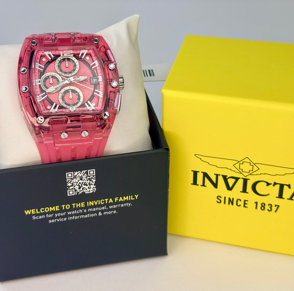 70797 Invicta S1 Rally ApexTwelve "Triple Pink" Dial-Case-Band 42mm Watch