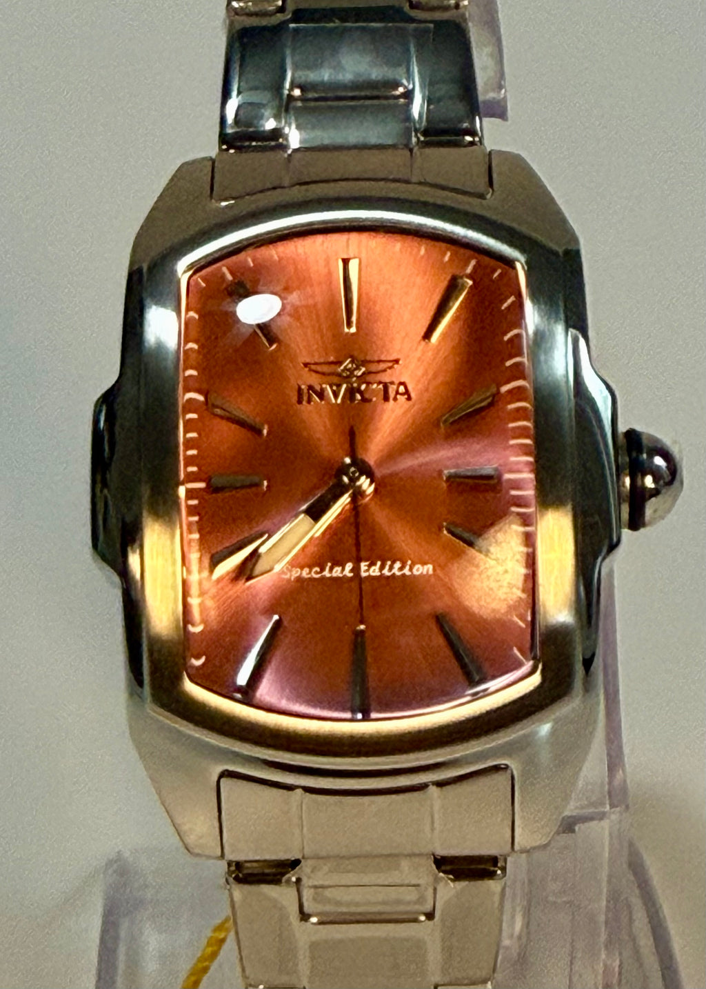 Invicta Lupah Lady 29mm Stainless Steel Pink Dial Japanese Quartz Watch 24113