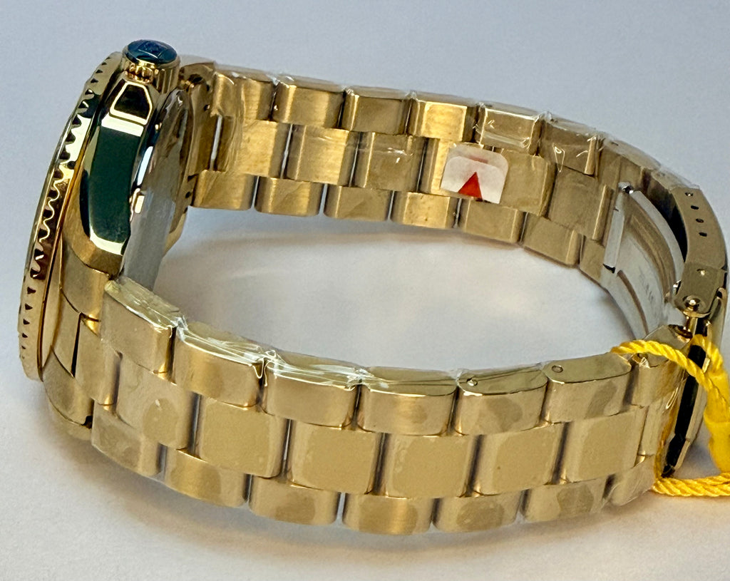 29947 Invicta Men's Pro Diver 43mm Gold Dial Stainless Steel Watch 200 m WR