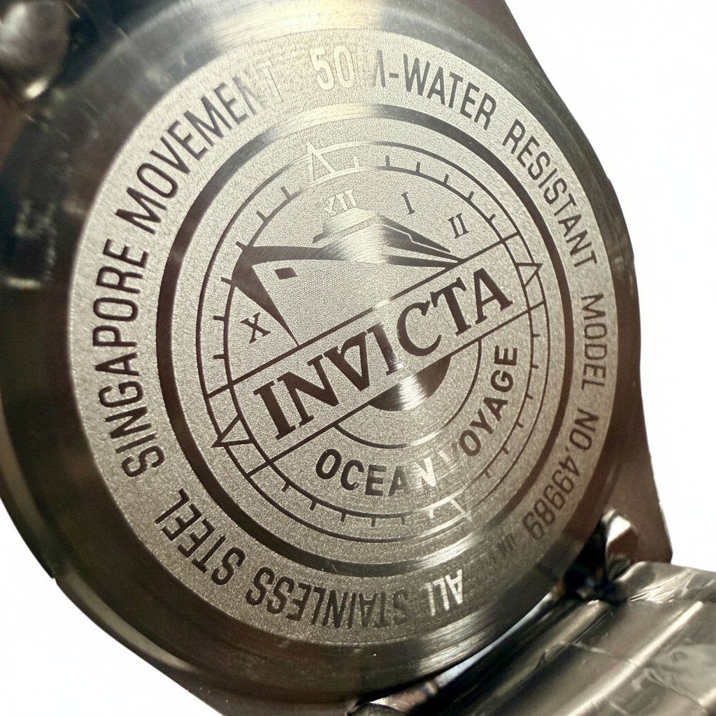 49989 Invicta Ocean Voyage Mens Watch 41mm Stainless Steel Blue Dial Bracelet
