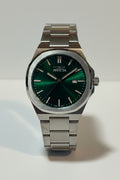 Invicta Speedway Vantage Men's Watch - 43mm. Steelwatch with a green face on a white background