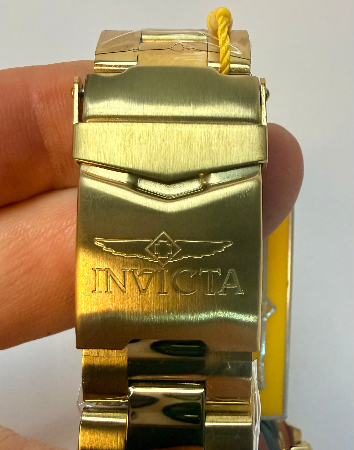 29947 Invicta Men's Pro Diver 43mm Gold Dial Stainless Steel Watch 200 m WR