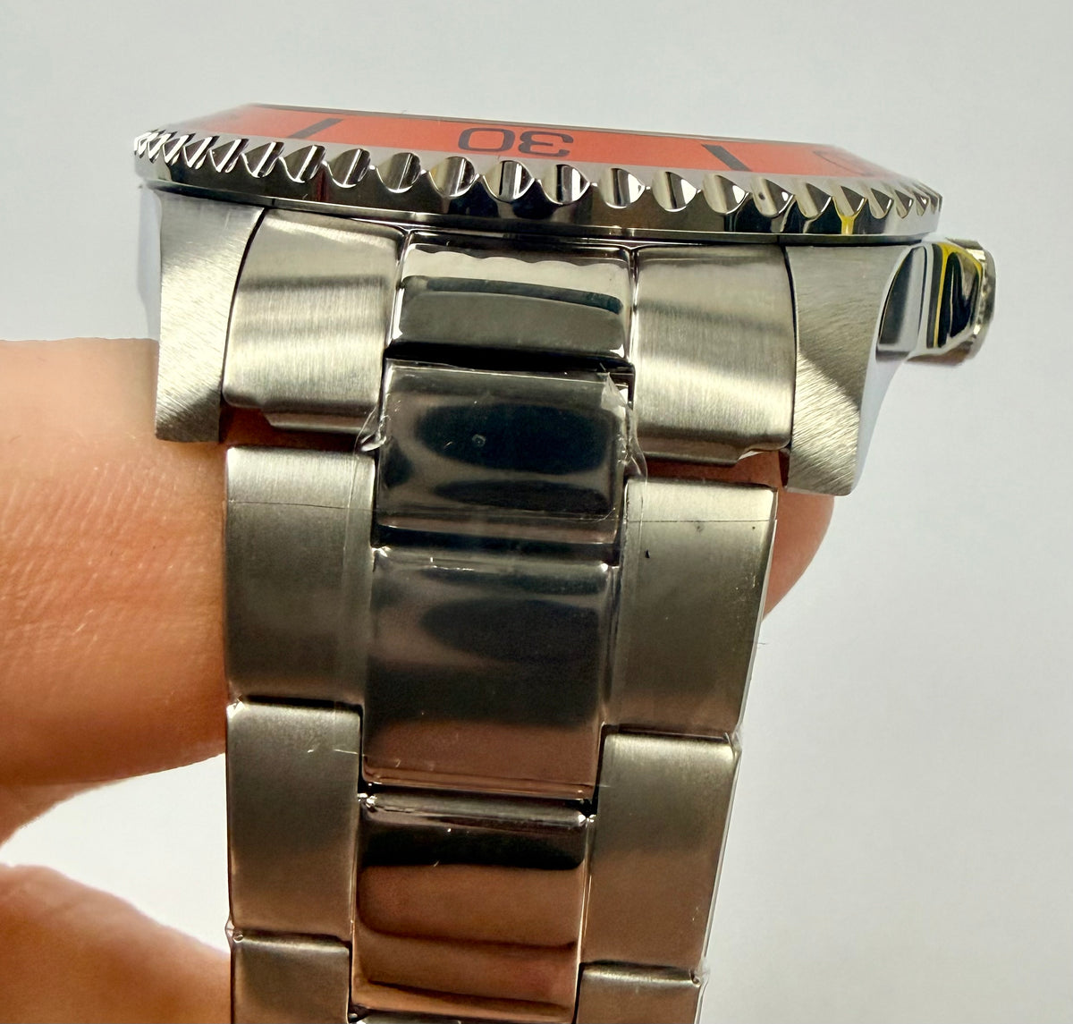 50933 Mens Pro Diver 43mm 100M Flame Fusion Crystal Watch Special Case