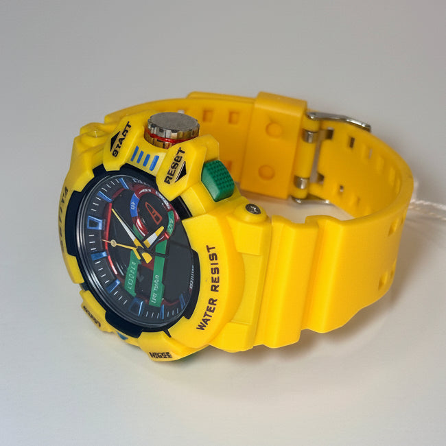 ACW8043 Activa Vord X Invicta Digital Yellow 49mm Case 30m WR Mens Sport