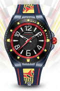 Techno Marine Racing Legends Wristwatch with colorful strap on a white background