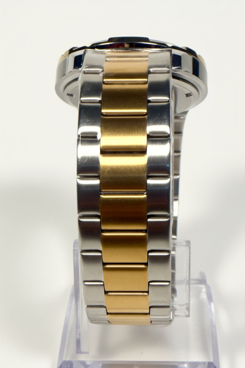 69037 Mens Specialty I 42mm Silver Black Dial 30M Stainless Steel Band PC21S band