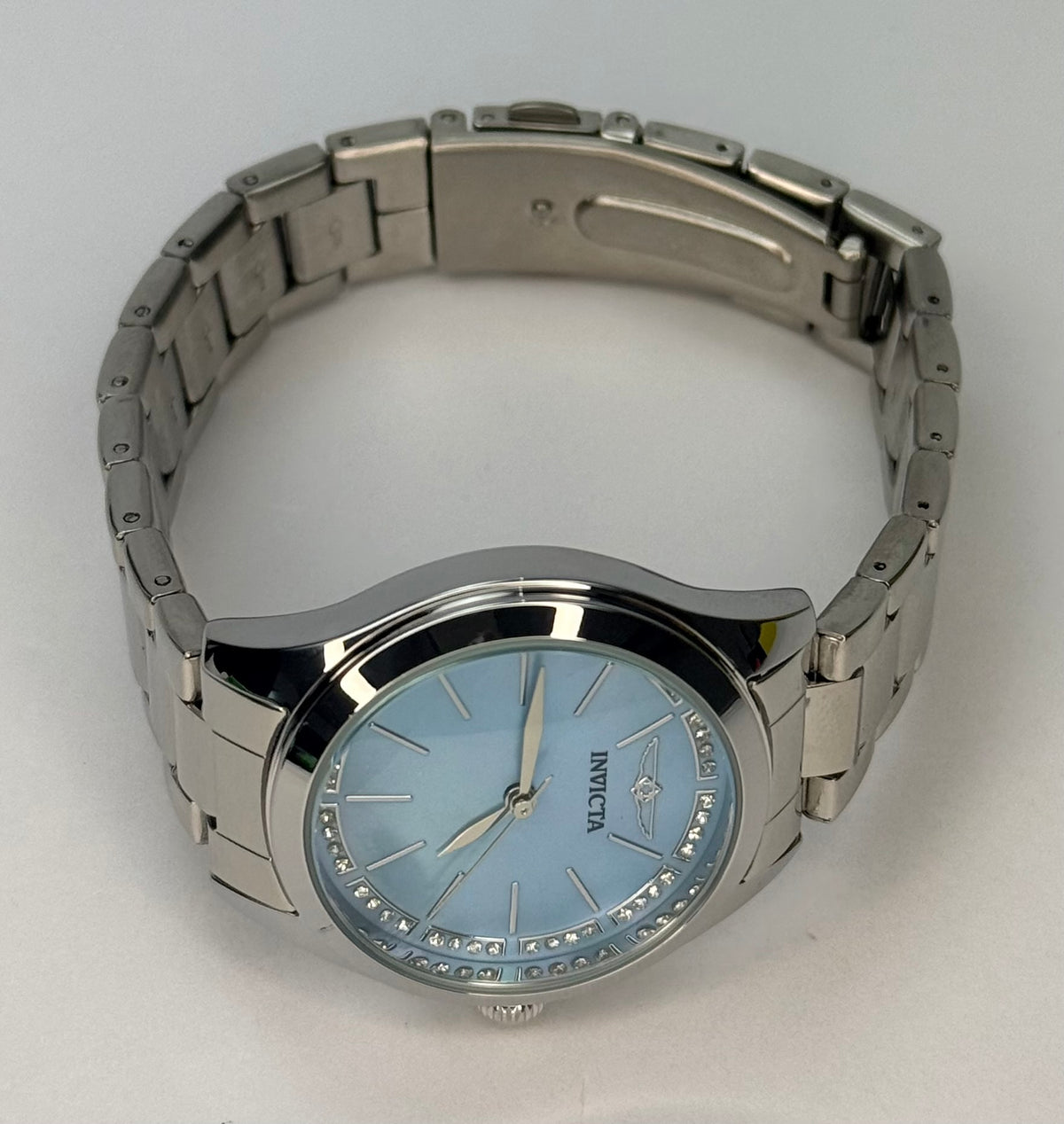70416 Celestial Womens Watch 33mm Ice Blue Dial Stainless Steel Bracelet