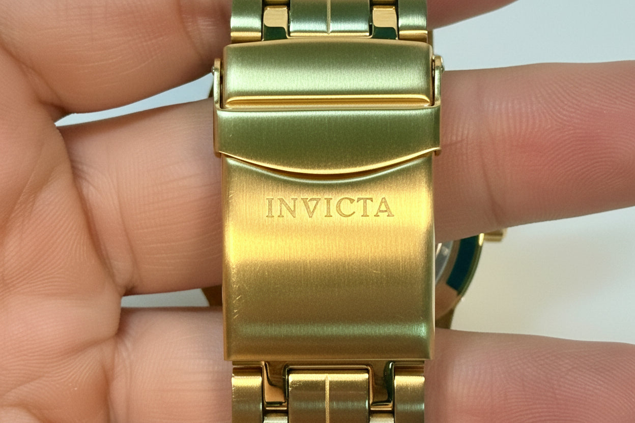 69121 Invicta Objet D Art Arcalis Automatic Men Gold Skeleton Dial Watch 42.5mm
