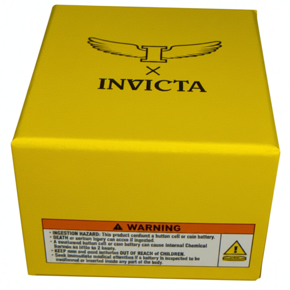 69862 Invicta Specialty Mens White Dial Stainless Steel Bracelet Watch 40mm 