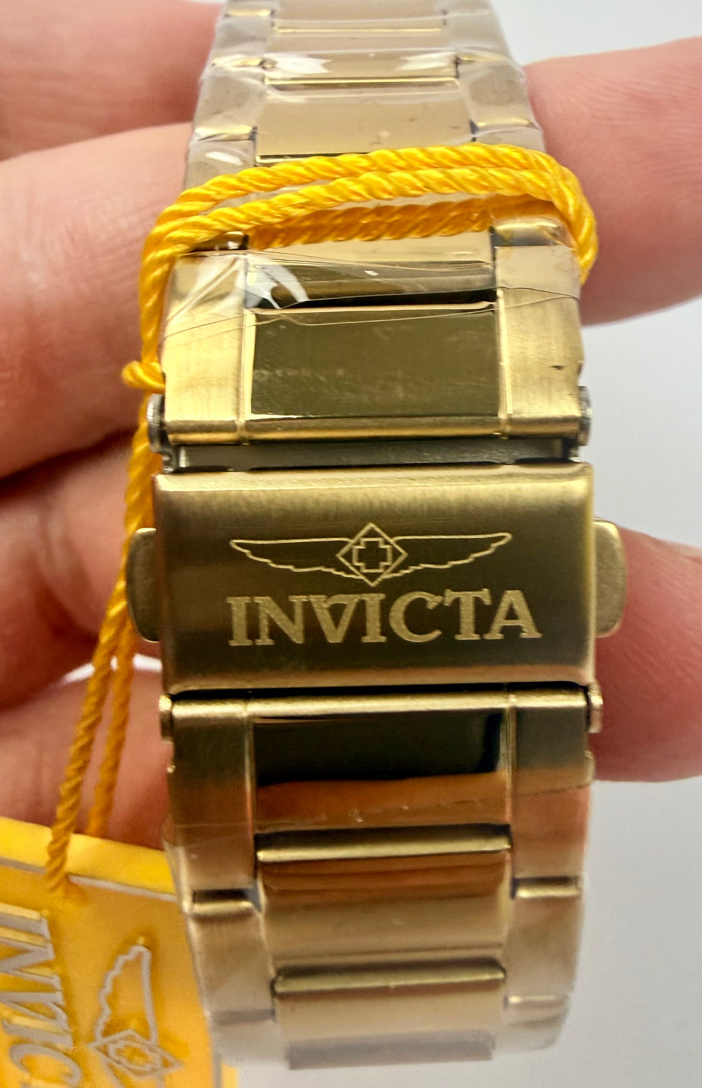 46855 Invicta Speedway Multifunction Mens Gold With Sub Dials 42mm 30 M WR