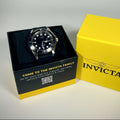 47161 Mens Pro Diver Stainless Steel Polyurethane Strap Black Dial 100m WR 48mm in the box