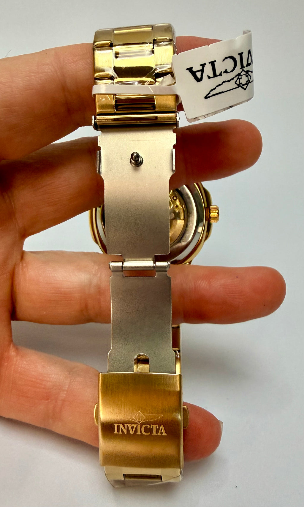 70004 Objet D Art Automatic Gold Tone Steel Skeleton Dial 43.5mm