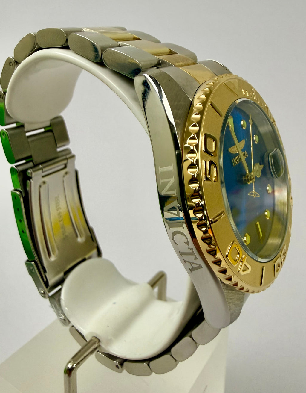 29949 Invicta Pro Diver Mens Pro Diver 43mm Two-Tone Blue Dial Watch with Case