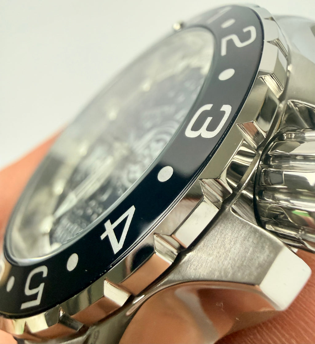 36855 Invicta Aviator Dia De Los Muertos MOP Black Dial Sugar Skull 50mm  Watch